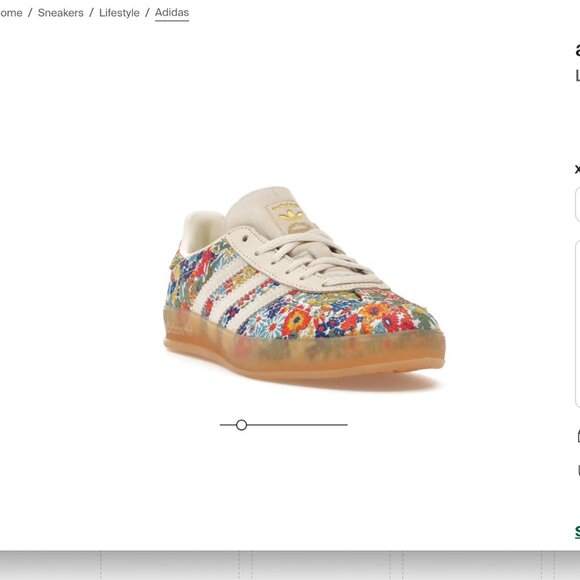 Adidas Gazelle Indoor Liberty London Floral Embroidery - Picture 6 of 6